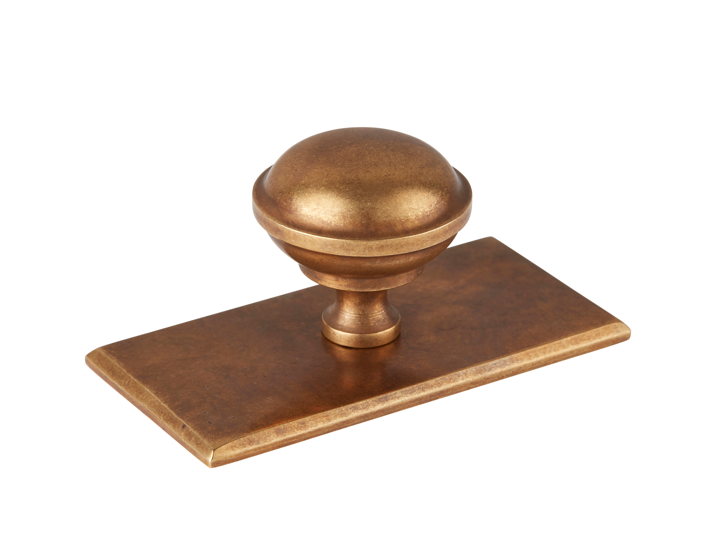 D Pull Cabinet Handle 90mm Polished Brass