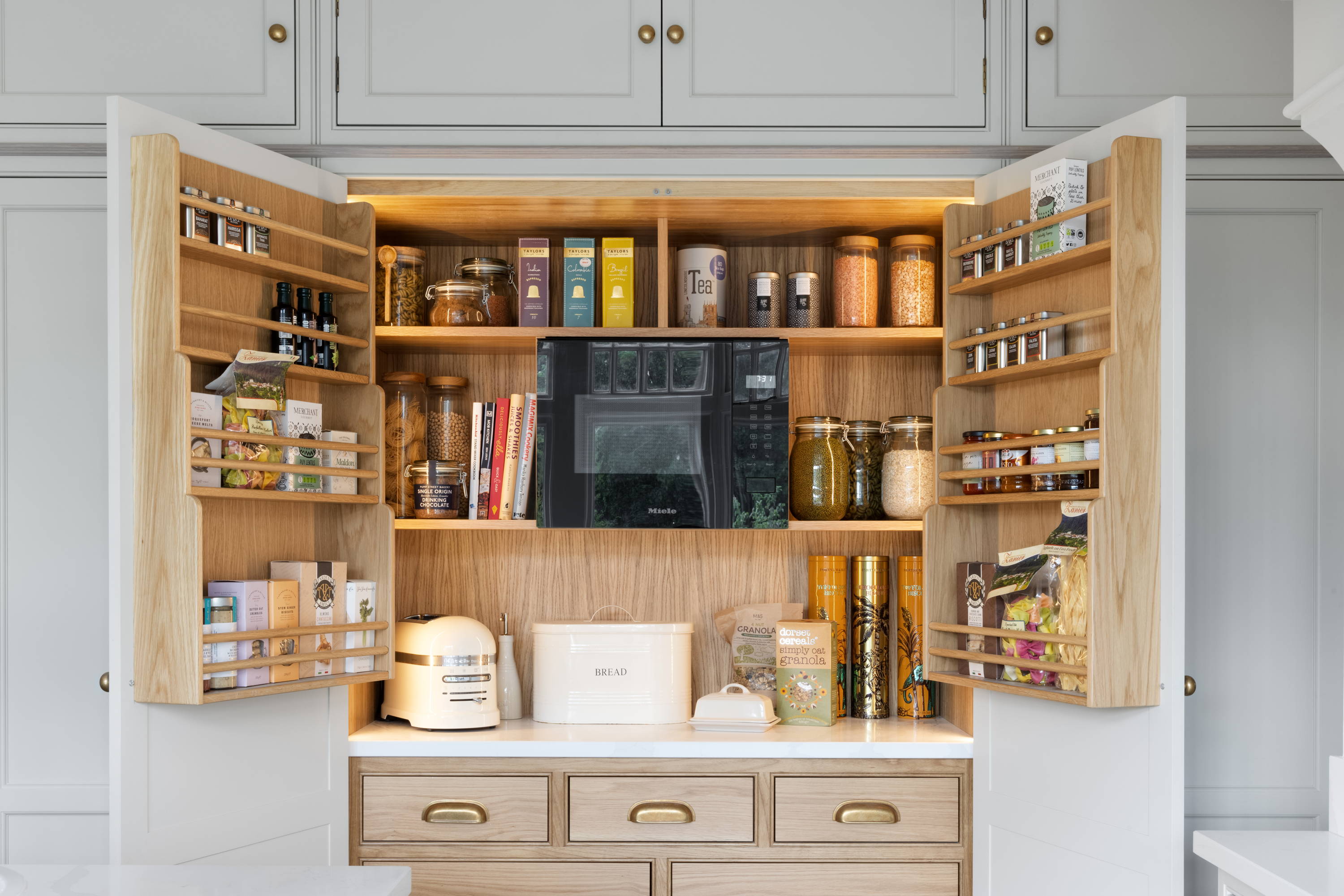 Pantry Storage Shelves  Kitchen pantry design, Pantry design, Built in  pantry