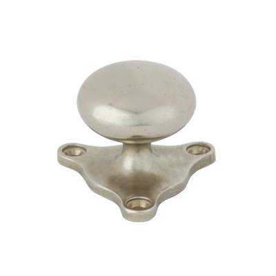 Oldbury Plain White Bronze Cabinet Knob